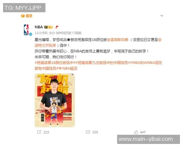 NBA选秀预测杨瀚森将以第57顺位加盟魔术队前景引人关注